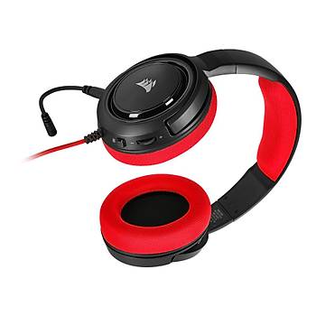 Corsair CA-9011198-EU HS35 Stereo Oyuncu Kulakl - Krmz