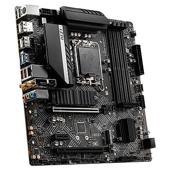 Ms� Pro B660M-A WIFI DDR4 4800(OC) M.2 mATX 1700p Anakart