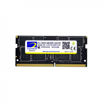 TwinMOS MDD416GB2666N, 16GB, DDR4, 2666MHz, 1.2V Notebook Ram
