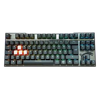 Msi GG Vigor GK70 CR TR Gaming Keyboard Gerçek Mekanik N-Key %100 Antighosting Alüminyum Cherry Mx Red Türkçe Q Klavye