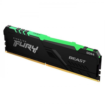Kingston Fury Beast RGB 8Gb DDR4 3200Mhz CL16 KF432C16BBA/8 Desktop Gaming RAM