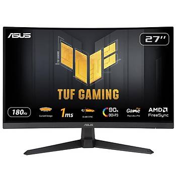 Asus Tuf Gaming VG27VQ3B 27 VA Free Sync Full HD 1ms 180Hz Display Port HDMI MM Vesa Monitör