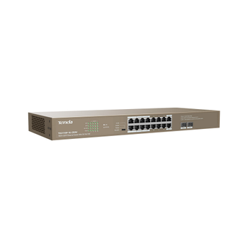 Tenda TEG1118P-16-250W 16 Port Gigabit SFP Y�netilemez Rack Mount Switch