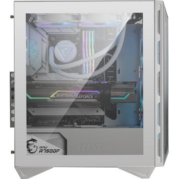 Msi MPG Gung�r 110R  Beyaz  4Fan Atx Kasa