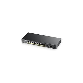 Zyxel GS1100-10HP 8 Port 10/100/1000 Mbps 2 SFP Port Ynetilemez PoE Switch