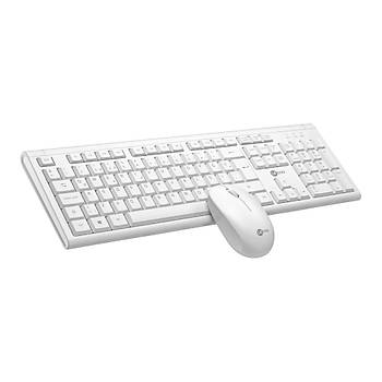 Lenovo Lecoo KW200 Beyaz Kablosuz Klavye Mouse Set
