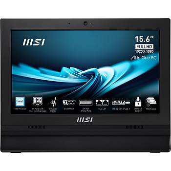 Msi Pro AP162T ADL-017XEU Celeron N100 4GB 256GB Ssd 15.6 in� FullHD Touch FreeDos All In One Bilgisayar