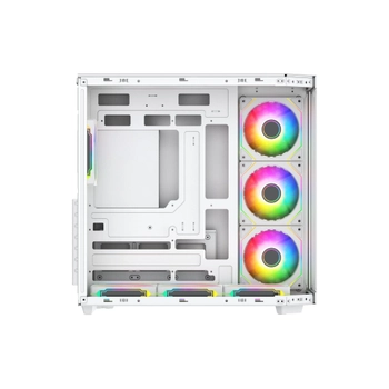 PowerBoost PBA4375W-750W 80+ 7x12cm ARGB Fanl� Gaming Beyaz Mid Tower Kasa