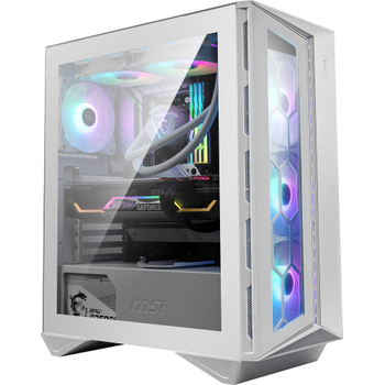 Msi MPG Gung�r 110R  Beyaz  4Fan Atx Kasa