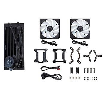 CM MasterLiquid Core 240L Spectrum  ARGB Led Fanl� (LGA1700/AM5 destekli)  ��lemci S�v� So�utucu
