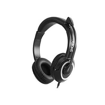 Snopy SN-X4 X-Zoom Siyah Pc-Telefon Mikrofonlu Kulaklk