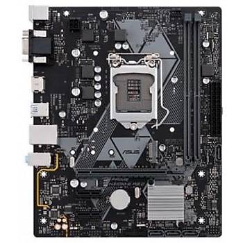 Asus Prime H310M-E R2.0 Intel H310 LGA1151 DDR4 2666 Win7+Win10 Destekli Anakart