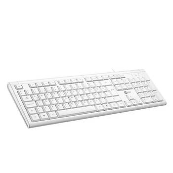Lenovo Lecoo KB101-B Kablolu Beyaz Tr Q Klavye