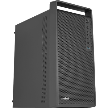 Aerocool CS-109 350W 1x120mm FRGB Micro ATX/Mini ITX Siyah Kasa