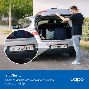 Tp-Link Tapo TC82 Kit (C410 KIT) 2K 3,0Mp D�� Mekan IP65 WiFi 9Mt. Renkli Gece G�r��� �ki Y�nl� Ses G�ne� Enerjili G�venlik Kameras� Kiti
