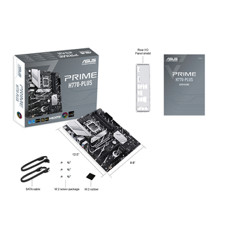 Asus Prime H770-Plus DDR5 7200Mhz OC LGA1700P ATX Anakart