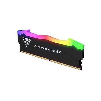 Patriot Viper Xtreme 5 RGB 32GB PVXR532G76C36K (2x16GB) DDR5 7600MHz CL36 Gaming Ram Bellek