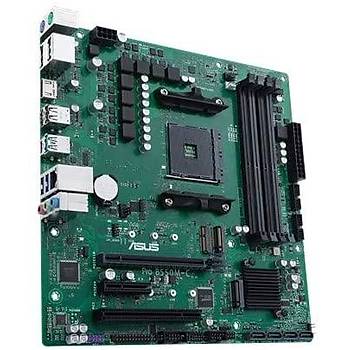 Asus Pro B550M-C CSM AMD B550 AM4 DDR4 4800 2XDP HDMI Çift M2 USB3.2 PCI TPM Matx Anakart