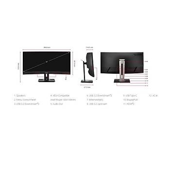 Viewsonic 34 in� VG3456C 100 Hz 5 ms Monit�r