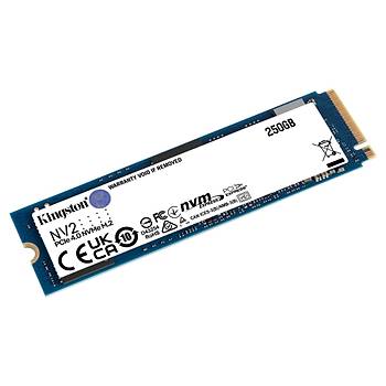 250GB KINGSTON NV2 SNV2S/250G 3000/1300MB/s M.2 NVMe SSD