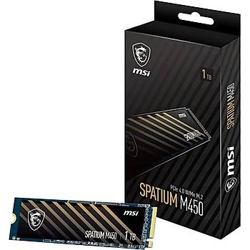 MSI Spatium M461 1TB PCIe 4.0 NVMe M.2 Ssd