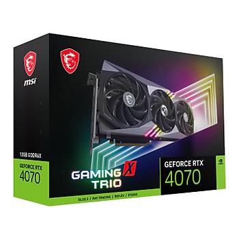 MSI RTX 4070 Gaming X Trio 12G 192 Bit Ekran Kart�