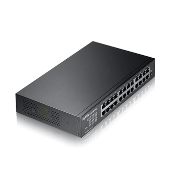 ZyXEL GS1100-24E V3 24 Port GigaBit Y�netilemez Sessiz Rackmount Switch