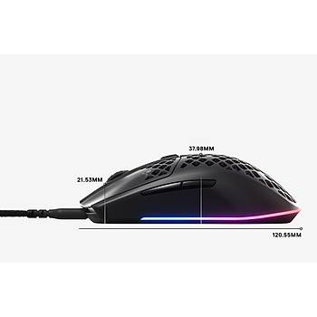 SteelSeries Aerox 3 2022 Onyx Kablolu Optik Oyuncu Mouse
