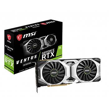 Msi Vga Geforce RTX 2080 TI Ventus GP RTX2080TI 11GB GDDR6 352B DX12U Pcie 3.0 X16 (1XHDMI 3XDP) Ekran Kart