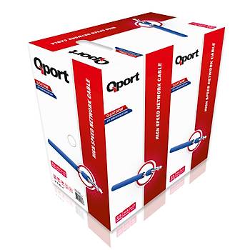 Qport Q-CAT6M UTP 305 m CAT6 Network Kablosu