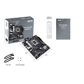 Asus Prime H610M-A-CSM Intel H610 LGA1700 DDR4 3200 M2 AURA RGB mATX Anakart