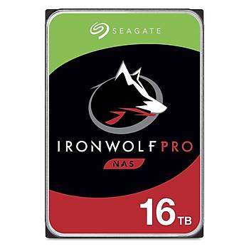 Seagate Ironwolf Pro 3.5 16 Sata3.0 256MB 250MB/s RV Sensör 7200RPM 300TB ST16000NE000 HDD & Harddisk