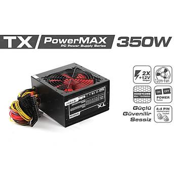 TX Powermax TXPSU350C1 350W 2x Sata 2xIDE Bilgisayar G Kayna /Power Supply