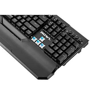 Rowl RGMK-01 PULSATRIX USB RGB Aydınlatmalı Blue Switch Gaming Oyuncu Mekanik Klavye