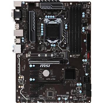 Msi H270 A Pro DDR4 S+V+GL 1151 (Atx) Anakart
