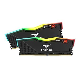 Team T-Force Delta RGB Black 16GB (2x8GB) 3600MHz CL18 DDR4 TF3D416G3600HC18JDC01 Gaming Ram