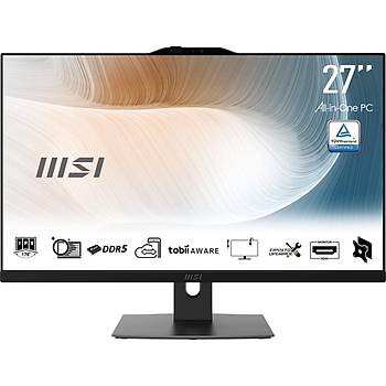 MSI Modern AM272P 1M-845EU 27 FHD �7-150U 16GB DDR5 1TB SSD W11PRO Siyah All in One Bilgisayar