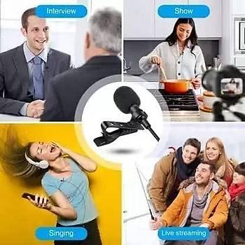 Polygold Youtuber Tiktok Telefon ��in Yaka Mikrofonu (Android-Ios)