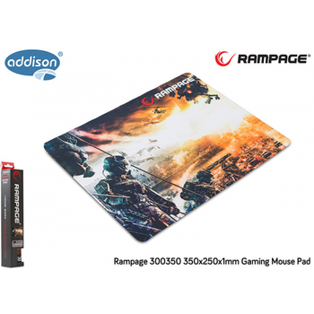 Rampage 300350 350x250x2mm Gaming Mouse Pad