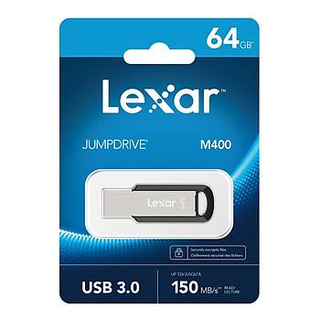 Lexar 64GB LJDM400064G-BNBNG USB BELLEK JumpDrive M400 64GB USB 3.0 FLASH DRIVE UP TO 150MB/S Flash Disk