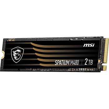 MSI Spatium M480 Pro 2TB Gen4  M.2 7400-7000Mbps SSD