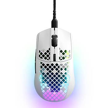 SteelSeries Aerox 3 2022 RGB Kablolu Gaming Mouse Beyaz