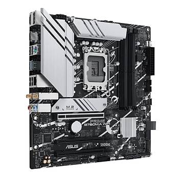 Asus Prime B760M-A WIFI D5 7200MHz(OC) M.2 LGA1700p mATX Anakart
