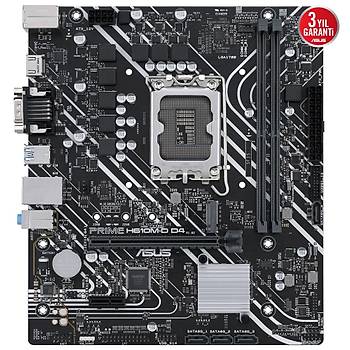 Asus Prime H610M-D D4 3200(OC) VGA HDMI DP M.2 mATX 1700p Anakart