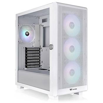Thermaltake S250 Beyaz TG 750W 80+ Bronze ARGB 4x120mm Fan Mesh �n Panel Pencereli Oyuncu Kasas�