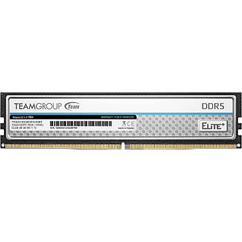 Team Elite Plus Silver 16 GB (1x16GB) 5600 Mhz DDR5 CL46 U-DIMM Ram  (TPSD516G5600HC4601)