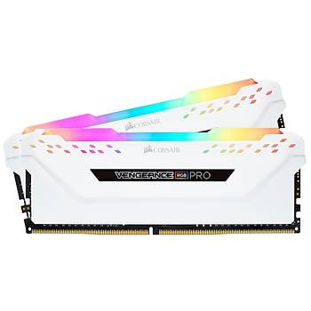 Corsair CMW16GX4M2C3000C15W 16GB (2x8GB) DDR4 3000MHz CL15 Vengeance RGB White DIMM Bellek Ram