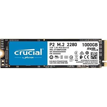 Crucial 1 TB P2 CT1000P2SSD8 M.2 PCI-Express 3.0 SSD Harddisk