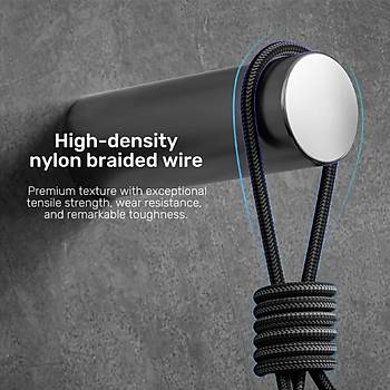 Unitek Type-C to Lightning/ USB-C/ Micro USB 1.5M �oklu �arj Kablosu 20W (C14101AGY01-1.5M)