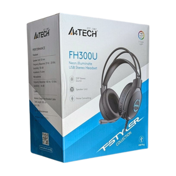 A4 Tech FH300U Kablolu Mikrofonlu Kulak �st� Kulakl�k
